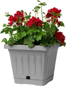 BAMA Kvetináč TERRA 30 x 30 cm, sivá