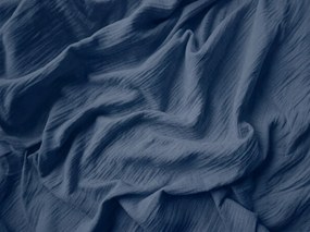 Mušelínové obliečky MUSSARI tmavomodré Rozmer obliečky: 2 ks 70 x 90 cm | 200 x 220 cm