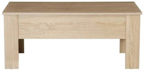 Konferenčný stolík RIWA s výsuvnou doskou 100x50 cm, dub sonoma