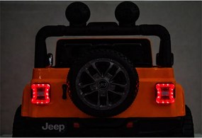 LEAN CARS Elektrické autíčko Jeep Rubicon 4x4 DK-JWR556 4x200W 24V oranžové