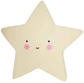 A Little Lovely Company Nočná LED lampička Yellow star