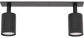 Podhľadové bodové svietidlo NEX 2xGU10/10W/230V čierna