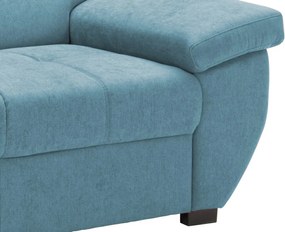 Dvojsedák Speedway, azúrovo modrá látka