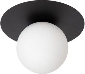 Lucide 79187/01/30 - Stropné svietidlo TRICIA 1xE27/15W/230V pr. 25 cm čierna