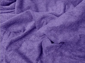 Froté plachta EXCLUSIVE tmavofialová 200x220 cm