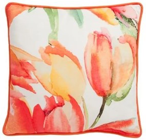 Vankúš s výplňou s tulipánmi - 45 * 45cm