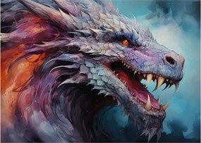 Obraz - Ilustrácia draka (70x50 cm)