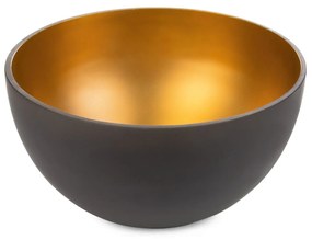 Dekoračná miska ALISMA 25x15 cm čierno zlatá