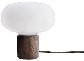 New Works Stolná lampa Karl-Johan Table Lamp, Smoked Oak w. White Opal Glass 20310