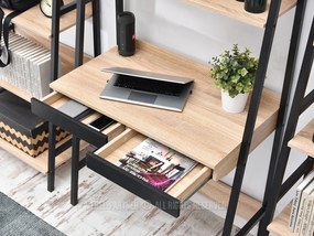 PC stolík Boge B (dub + čierna). Akcia -21%. Vlastná spoľahlivá doprava až k Vám domov. 1109729