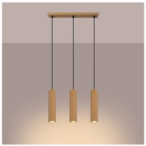 Závesné svietidlo v zlatej farbe Gleam – Sollux