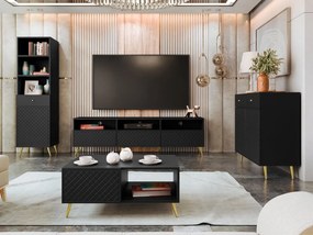 Obývacia stena Borunti I, Farby: čierna