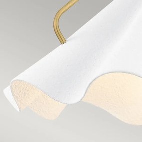 Quoizel QZ-MEJIA-1P-S-AB - Luster na tyči MEJIA 1xE27/60W/230V pr. 35,6 cm mosadz