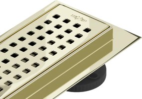 Mexen Flat M08 líniový odtok 90 cm, zlatý - 1525090-15