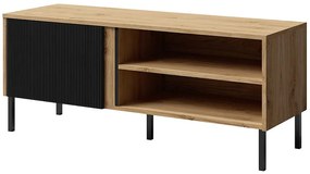 TV stolík Mia 7 večný dub/čierna