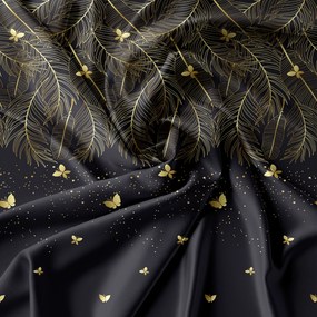 Obliečky z mikrovlákna VISATA čierne Rozmer obliečky: 70 x 80 cm | 140 x 200 cm