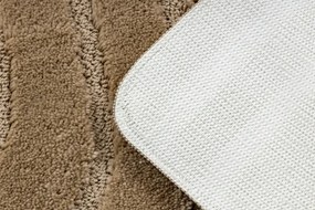 Kúpeľňový koberček SUPREME WAVES vlny, béžový