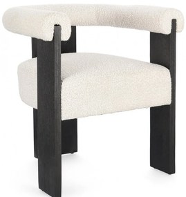 AGAPE ČALÚNENÉ KRESLO grey/black
