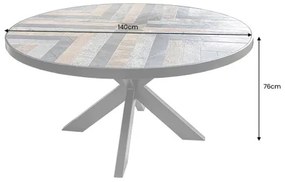Jedálenský stôl okrúhly Stone 45673 Ø140cm Kameň  - Komfort-nábytok