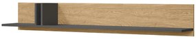 Polička 150 Alsy 14 Olejovaný dub/Antracit