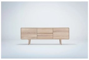 TV komoda z masívneho dubového dreva Gazzda Fawn