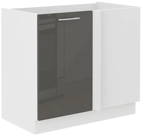 Kuchynská skrinka Lara105 Nd 1f Bb Mdf Šedá lesk