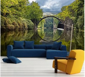Vliesové fototapety, rozmer 375 cm x 250 cm, oblúkový most, DIMEX MS-5-0060