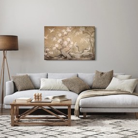 Obraz - Kreslená japonská krajina (90x60 cm)