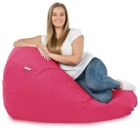 Plyšový sedací vak SAKO Ružový