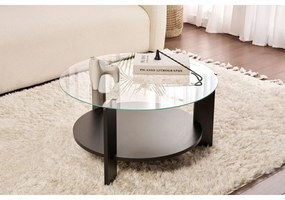 Konferenčný stolík Clara Wood Black