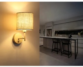 Globo 15968W - Nástenné svietidlo DELEON 1xE14/40W/230V