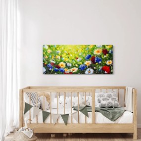 Obraz divokých kvetov (120x50 cm)
