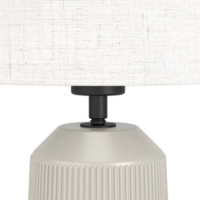 Eglo 900823 - Stolná lampa CAPALBIO 1xE27/40W/230V krémová
