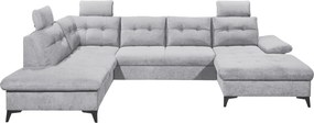 XXXLutz SEDACIA SÚPRAVA, textil, svetlosivá MID.YOU - Sedačky - 002220053711
