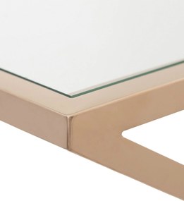 Konzolový stolík Vertigo rose gold 120 x 40 x 80 cm