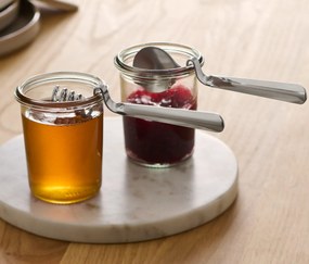 Lyžica na marmeládu a med