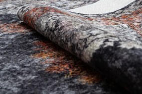 Koberec MIRO 51186.808 Rozeta, ramka - granát / medený