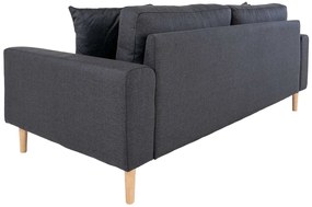 Dizajnová pohovka Ansley tmavosivá