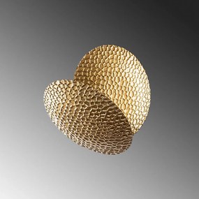 LED nástenné svietidlo v zlatej farbe ø 21 cm Yosma – Opviq lights