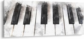 Obraz - Piano, aquarel (120x50 cm)