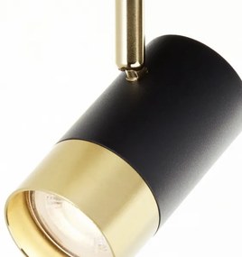 Brilliant - LED Bodové svietidlo VIGOLO 3xGU10/5W/230V čierna/zlatá