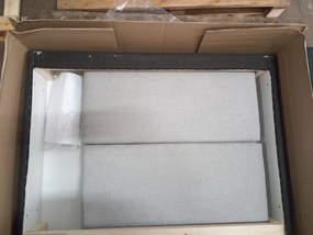 AKCIA Malá rozkladacia pohovka ROSA, sivá/tmavosivá II. akosť