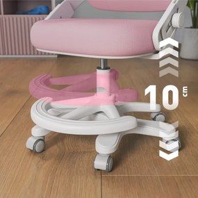 Detská otočná stolička Mark Adler Junior 4.3 ružová