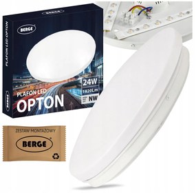 BERGE Prisadený LED stropný panel 24W 1920lm Okrúhly SZ