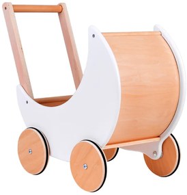 Drevený kočík pre bábiky pre deti Jokomisiada ZA5484