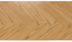 Konferenčný stolík s doskou v dubovom dekore v prírodnej farbe 60x120 cm Fabio – White Label