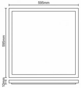 LED Podhľadový panel LED/40W/230V 4500K