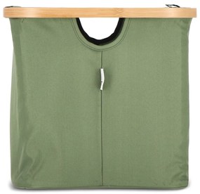 Kôš na bielizeň NOLVIO 40 L, zelený