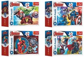 Minipuzzle avengers- hrdinovia, 54 dielikov v krabičke