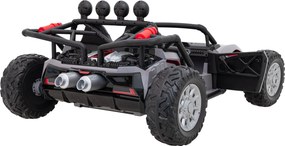 Ramiz Buggy Racing 5 batériové auto pre deti +3. Sivá + motory 2x200W + diaľkové ovládanie + pomalý štart